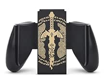 PowerA Joy-Con Comfort Grip for Nintendo Switch - Decayed Master Sword, game controller, gamepad, Nintendo Switch Lite