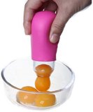 Creative Kitchenware Silicone Round Egg Yolk Out Separators