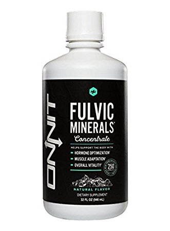 Onnit Fulvic Minerals Concentrate Liquid, Original, 32 Ounce