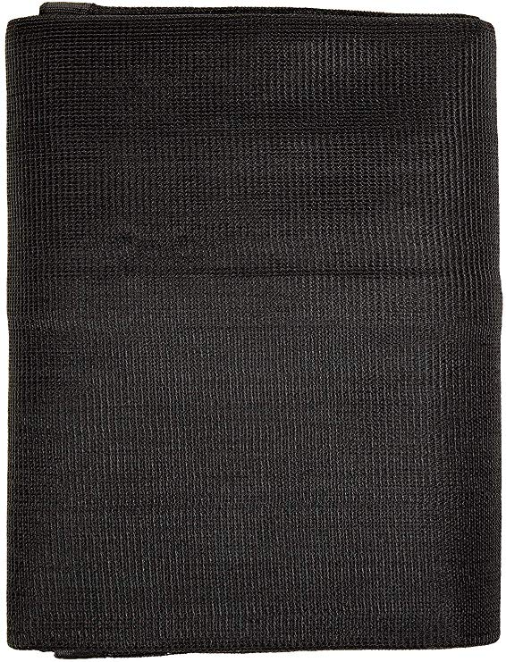 Windscreensupplyco Heavy Duty Black Knitted Mesh Tarp with Grommets 60-70% Shade (8 FT. X 16 FT.)