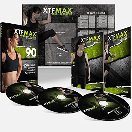 Personal Trainer: 90 Day Workout Program 12 Exercise Videos on DVD   Training Calendar, Fitness Tracker & Training Guide and Nutrition Plan