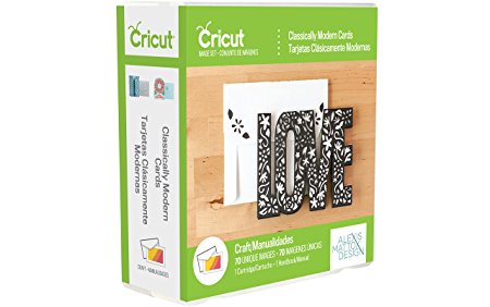 Cricut 2002694  CARTRIDGE CLASSICALLY MODERN CARDS