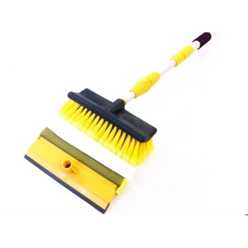3m Extending water fed upstairs window cleaning Brush   SQUEEGE