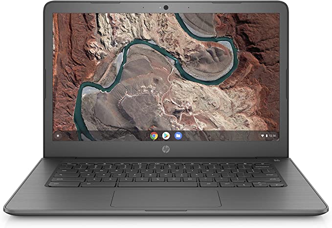 HP Chromebook 14-inch with 180-Degree , Full HD Screen, AMD Dual-Core A4-9120 Processor, 4 GB SD, 32 GB eMMC Storage, Chrome OS (14-db0040nr, Chalkboard Gray)