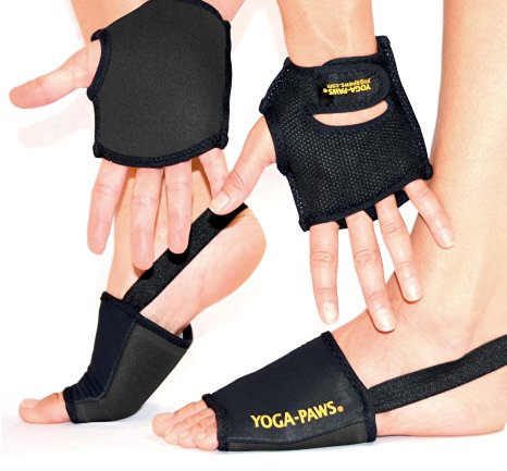 Yoga Paws ELITE- The World's Most Portable Yoga Mats For Hands & Feet| Firm Grip Fitness Gloves & Shoes For Yoga & Pilates| Unmatched Comfort Everywhere| Premium Fitness Accessories For Men & Women