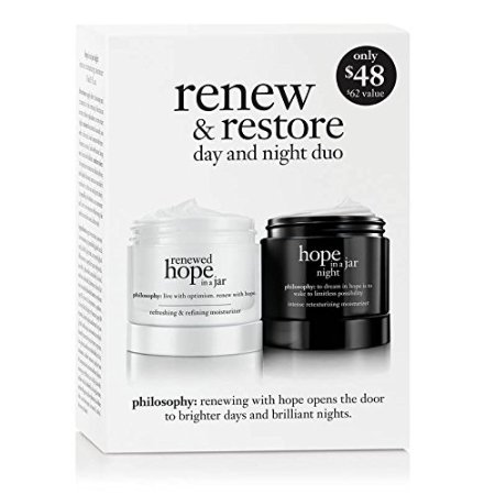 Philosophy Renew and Restore Day and Night Duo, 2 Count