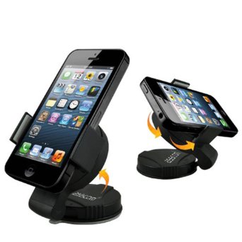 Asscom Flex Grip Windshield Dashboard Universal Car Mount Holder for GPS device and all types of smartphones