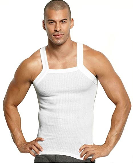 John Son Super Heavy Weight Square Cut Tank Top - 2 Pack