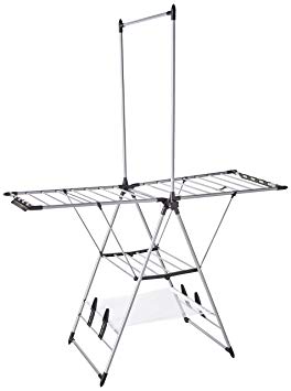 DRYING RACKS FOR LAUNDRY CLOTHING RACK - HEAVYWEIGHT GULLWING STYLE;  in Stainless Steel by Inspired Living