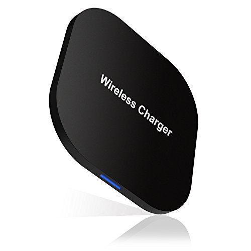 Cell Phone Wireless Charger, BESTHING Qi Wireless Charging Pad for S6Edge , S7, S7Edge, S8, S8Plus, Note7, Note8, iPhone 8 8plus X 10 and all Qi-Enabled Devices (Black)