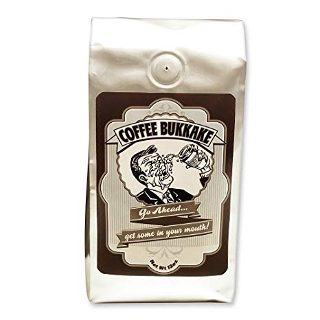 Coffee Bukkake - Mouth Worthy Blended Coffee Flavored with Maple/Spice & Caribbean Rum - Wholebean 12oz