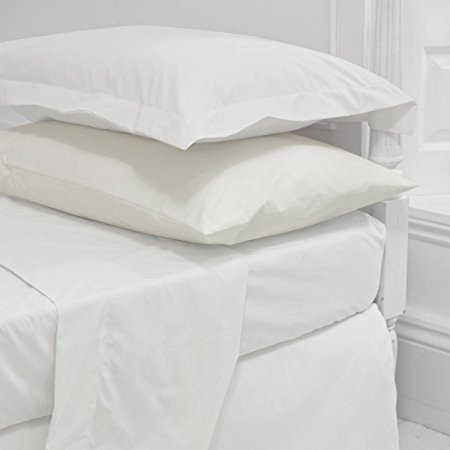 Egyptian Cotton 200 Thread Count Fitted Sheet 4ft Small Double White