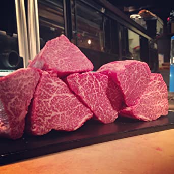 100% A5 Grade Japanese Wagyu Kobe Beef, Filet Mignon, 2 Pack of 8 Ounce
