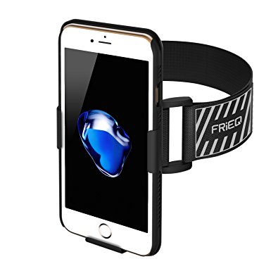 iPhone 7 Armband, FRiEQ Armband for Apple iPhone 7 - Lightweight & Fully Adjustable - Ideal for Workout, Hiking, Jogging, Gym, Running or Other Sports