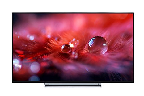 Toshiba 55U5766DB 55-Inch 4K Ultra HD LED Smart TV with Freeview Play - Black TV with a chrome surround