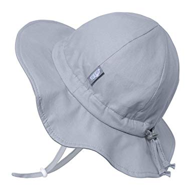 JAN & JUL UPF 50  Cotton Sun-Hat, Adjustable with Strap, for Baby Boy, Girl, Toddler and Kids