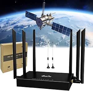 Ultra Link-Ultra Link Free WiFi Router Unlimited Satellite Internet, Ultra Link Free WiFi Router, Ultralink Free WiFi Router, with 6 Omnidirectional Antennas,Plug and Play