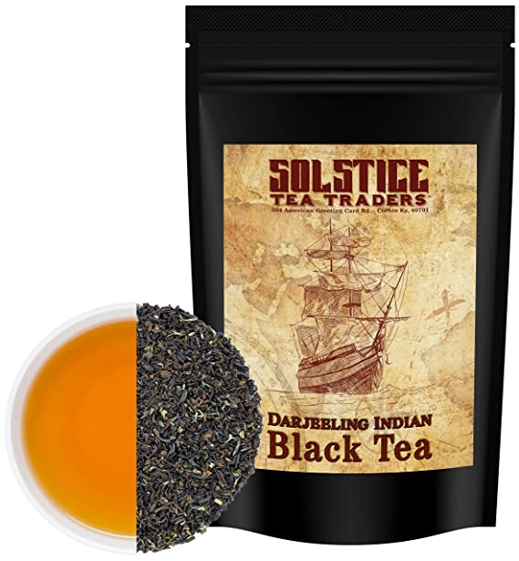 Darjeeling Indian Estate Black Tea Loose Leaf (8-Ounce Bulk Bag); FTGFOP Grade, Makes 100  Cups of Tea