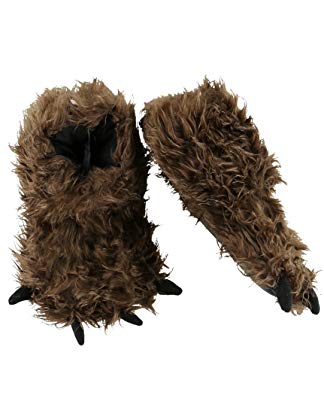 Lazy One Animal Paw Slippers for Adults and Kids