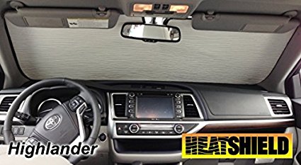 Sunshade for 2014 2015 2016 2017 Toyota Highlander & Highlander Hybrid Heatshield Windshield Sunshade #1480