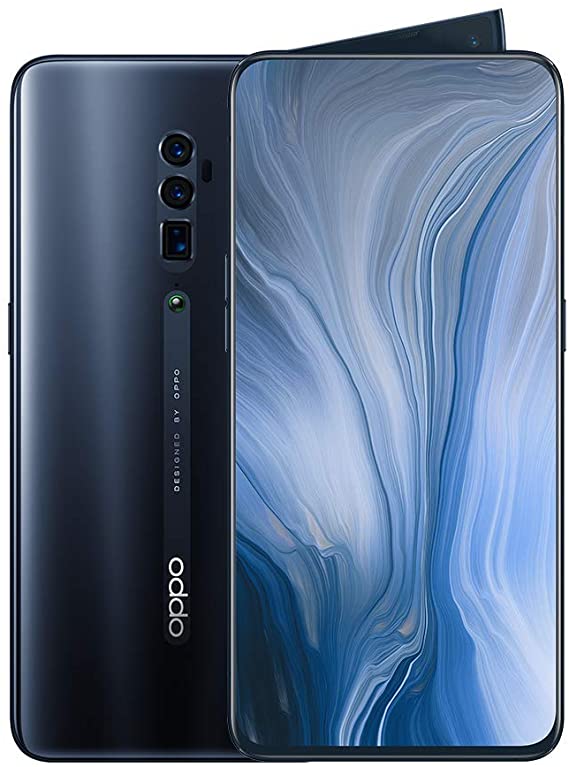 OPPO Reno 10x Zoom 8GB RAM and 256GB Storage 6.6-Inch Dual SIM Smartphone - Black
