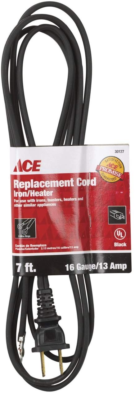Ace Small Appliance Replacement Cord (1AP-002-007FBK)
