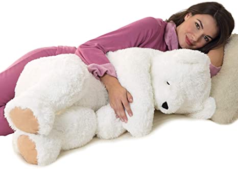 Vermont Teddy Bear Giant Teddy Bear - Oversized Stuffed Animal, Lovey Buddy, 3 Foot