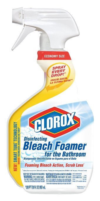 CLOROX BLEACH BATHROOM FOAMER Size: 30 OZ