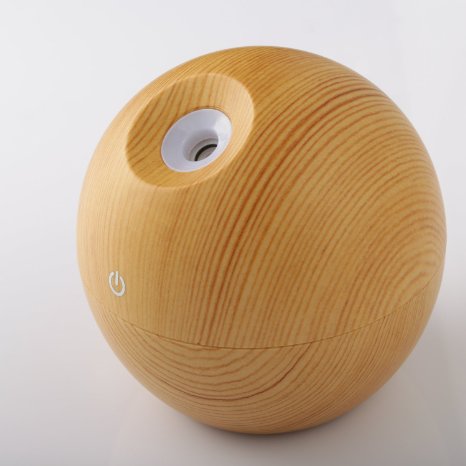 Lychee 130ml U6 Light Wood USB Color Changing Ultrasonic Cool Mist Humidifier Aromatherapy Essential Diffuser
