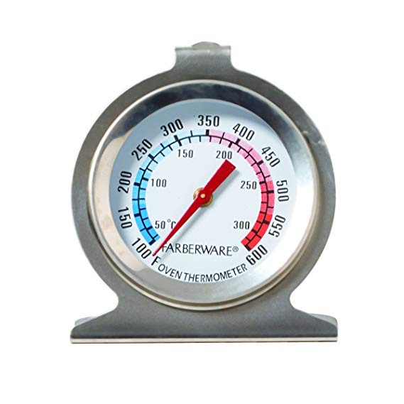 Farberware 5141019 Protek Classic Oven Thermometer, Silver