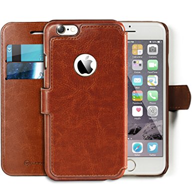Lockwood iPhone SE/5s Folio Wallet Case | Vintage Brown | Travel Wallet With Card Holder | Ultra Slim & Lightweight Design | Classic Cases for Modern Devices | (4.0" Screen) | PU Leather