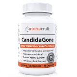 1 Candida Cleanse and Support Supplement - High Potency 4-in-1 Natural Candida Complex for Yeast Infection and Overgrowth with Caprylic Acid Oregano Oil Cellulase and Black Walnut - 60 Capsules