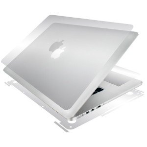 BodyGuardz - UltraTough Clear ScreenGuardz, Crystal Clear Skin Anti-Microbial Body Protection - Full Body for Apple MacBook Pro 15-Inch