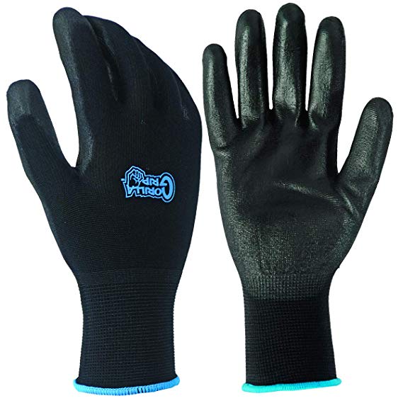Gorilla Grip 25053-26 Non-Slip Work Gloves (Large)