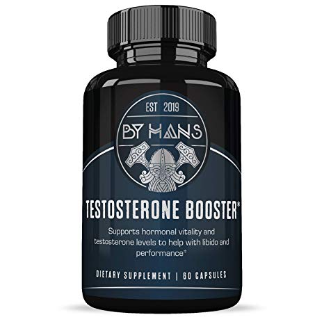 Testosterone Booster for Men - Naturally Increase Stamina & Libido - Endurance & Strength Booster - Burn Fat & Build Lean Muscle - 60 Capsules