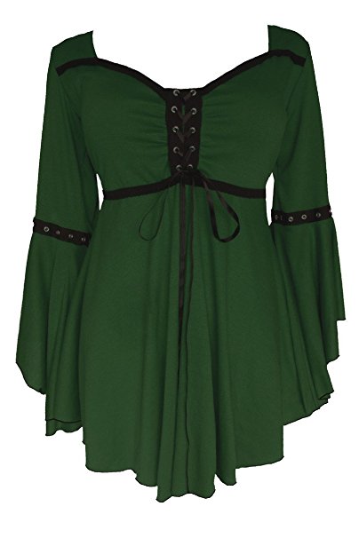 Dare To Wear Victorian Gothic Boho Women's Plus Size Ophelia Corset Top