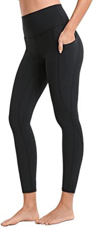 Sunzel High Waisted Workout Leggings with Pockets for Women, Buttery Soft Capri Yoga Pants Tummy Control Athletic Gym Tights