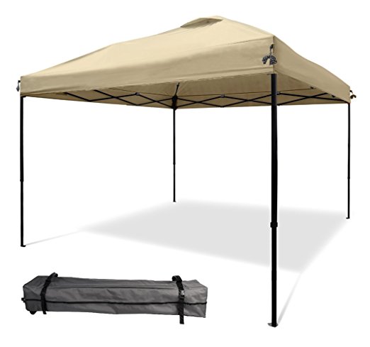 10'x10' Straight Wall Instant Canopy with Wheeled Carry Bag