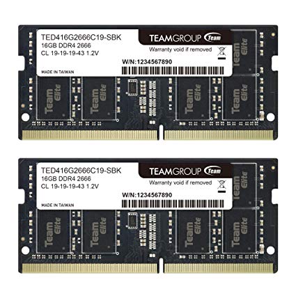 TEAMGROUP Elite DDR4 8GB Single 2666MHz (PC4-21300) CL19 Unbuffered Non-ECC 1.2V SODIMM 260-Pin Laptop Notebook PC Computer Memory Module Ram Upgrade - TED48G2666C19-S01 - (1x8GB) Single