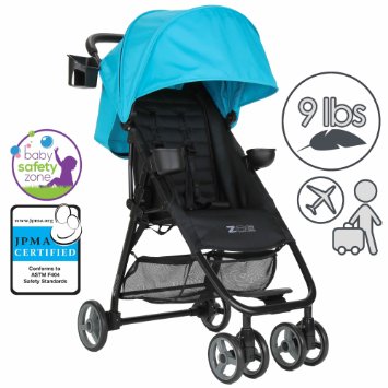 ZOE XL1 BEST Xtra Lightweight Travel & Everyday Umbrella Stroller System (Aqua)