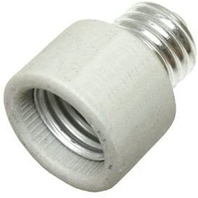 Medium To Medium Light Bulb Socket Porcelain Extender / E26 1 Inch Extension Adapter