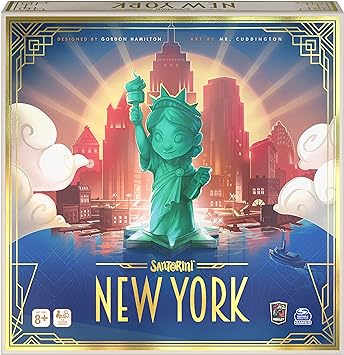 Santorini New York, Strategy Board Game, for Adults and Kids Ages 8 and Up