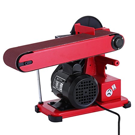 VEVOR 4x36 Inch Belt Disc Sander 6 Inch Disc Bench Sander Adjustable Belt and Sanding Table Belt Sander Combination for Wood Working