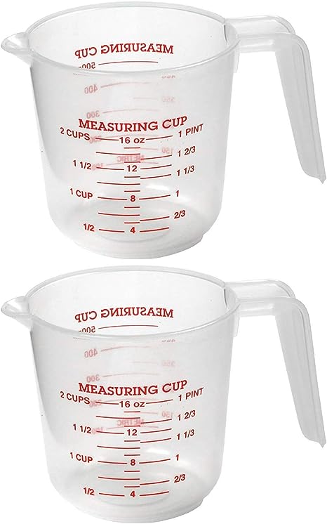 Norpro 2-Cup Plastic Measuring Cup (2-Pack)