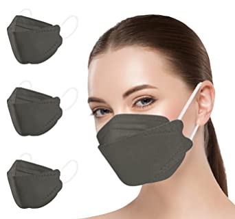 KF94 Mask, 50PCS Face Masks, Grey Disposable Masks
