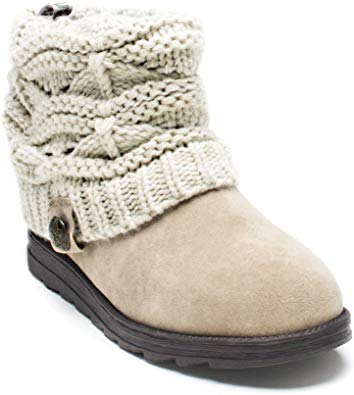 MUK LUKS Women's Patti Crochette Boot