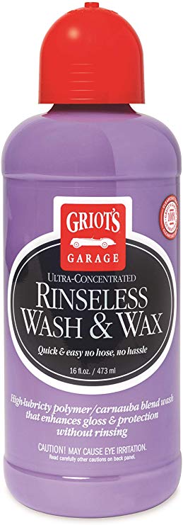 Griot's Garage 10493 Rinseless Wash and Wax 16oz, 16. Fluid_Ounces