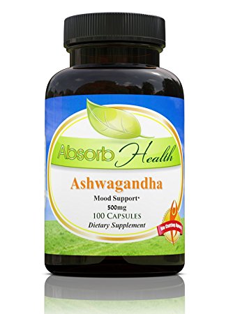Ashwagandha (10:1) Extract | 500 mg | 100 Capsules | Traditioinal Stress Reducer Herb