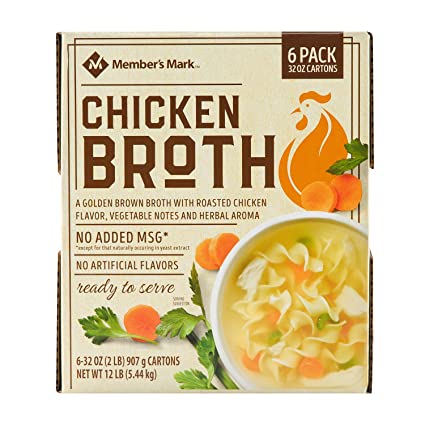 Member's Mark Organic Chicken Broth 32 oz. carton, 6 pk. A1