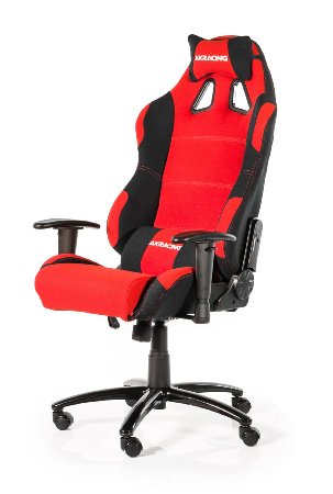 AKRACING AK-7018 Ergonomic Series Executive Racing Style Computer Gaming Office Chair - Black/red